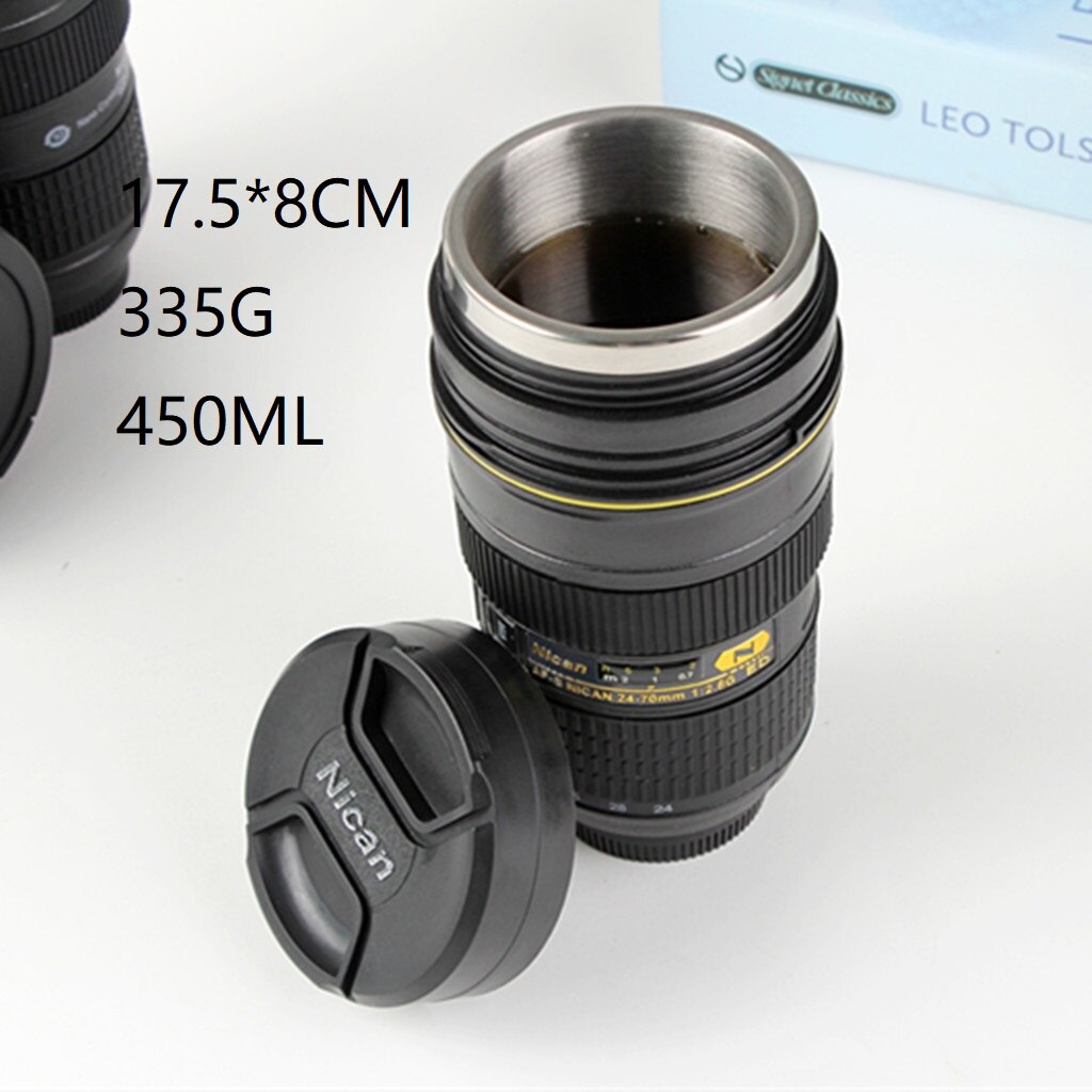 Kamera Objektiv Kaffee Becher Edelstahl Foto Isolierte Thermos Tasse Mit Deckel Fotograf SECHS Generation Emulation SLR Tasse: 1 Generation(N seri