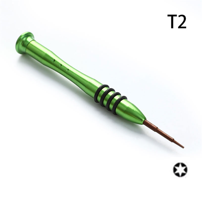 1.2/1.5/0.8mm t2 y 0.6 p5 pentalobe skruvmejsel halkfri öppningsverktyg skruvmejsel för macbook air/pro retina slumpmässig färg: F