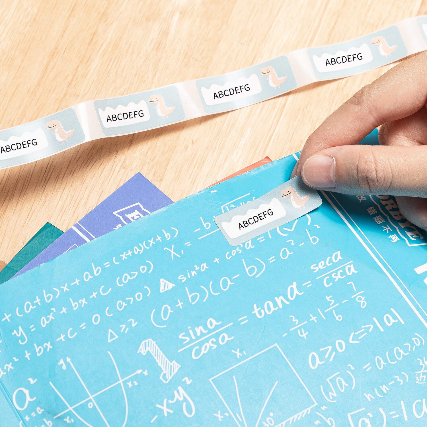 Colorful Label Paper Self-Adhesive Thermal Paper Roll 14*40mm 160sheets/roll Compatible with Phomemo D30 Thermal Printer