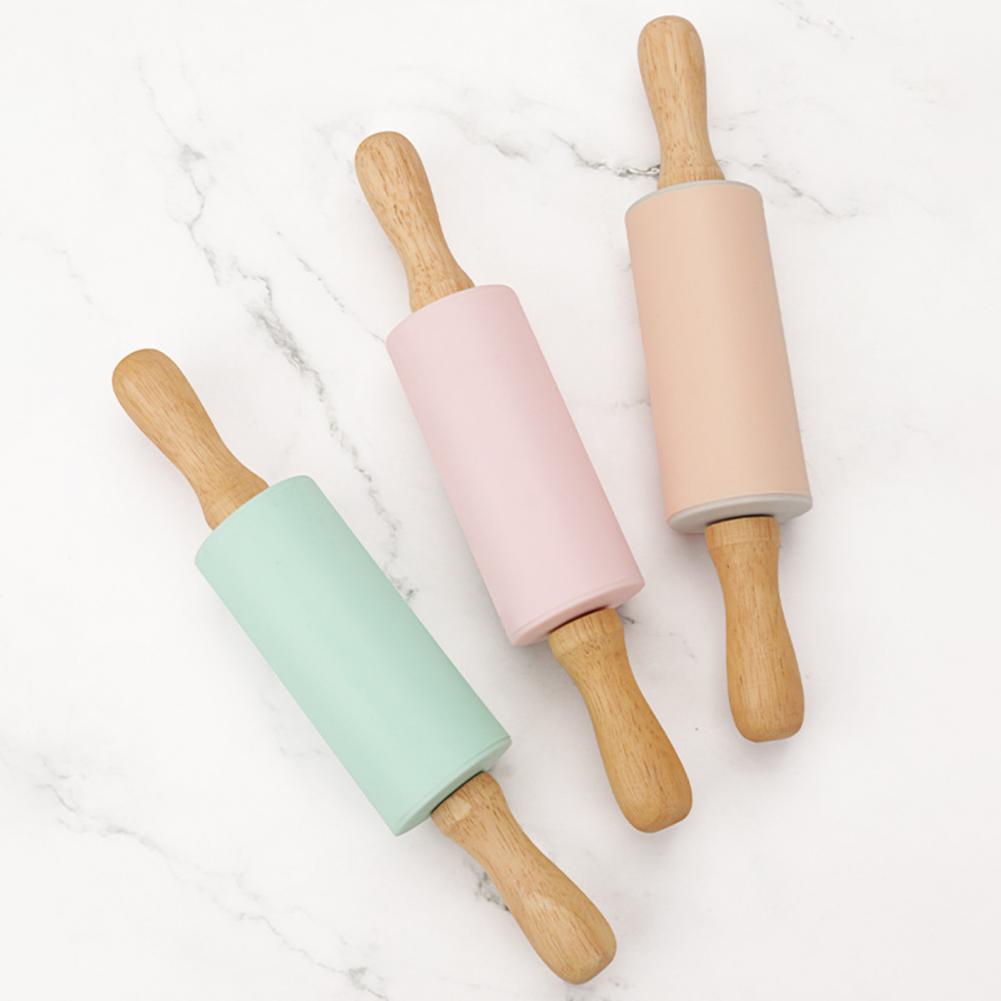 Modern Baking Roller Silicone Dough Roller Non-stick Widely Application Noodle Biscuit Rolling Pin