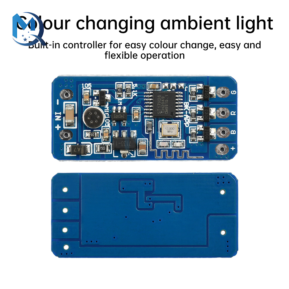 5V 12V 24V RGB Colorful Flashing Module LED Strip Light Controller Color Changing Ambient Lights