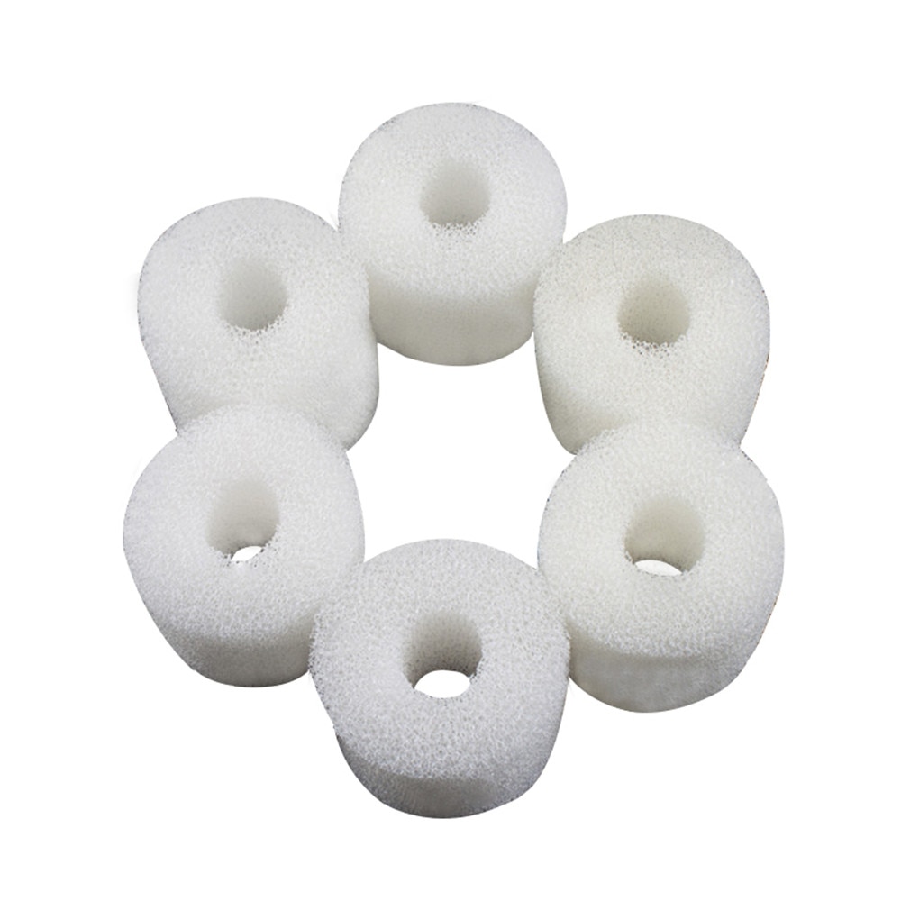 Paquete de 6 Filtros de espuma compatibles con Eheim 2618080 Aquaball 2208/2210/2212 60/130/180 Biopower 160/200/240 Filtro de acuario