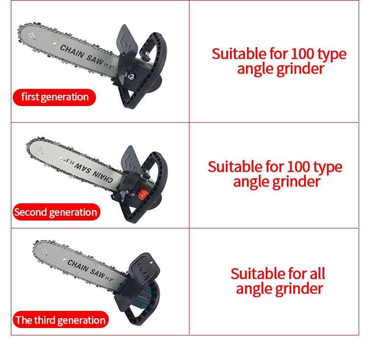 Support de tronçonneuse électrique réglable universel scie à chaîne partie meuleuse d'angle dans la scie à chaîne ensemble d'outils électriques pour le travail du bois
