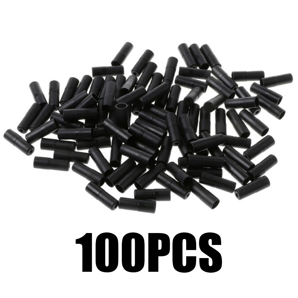 100Pcs/Pack Brake Cable End Cap 5mm Bicycle Brake Cable Housing Ferrules Bike Cable ENd Protection Cap Parts