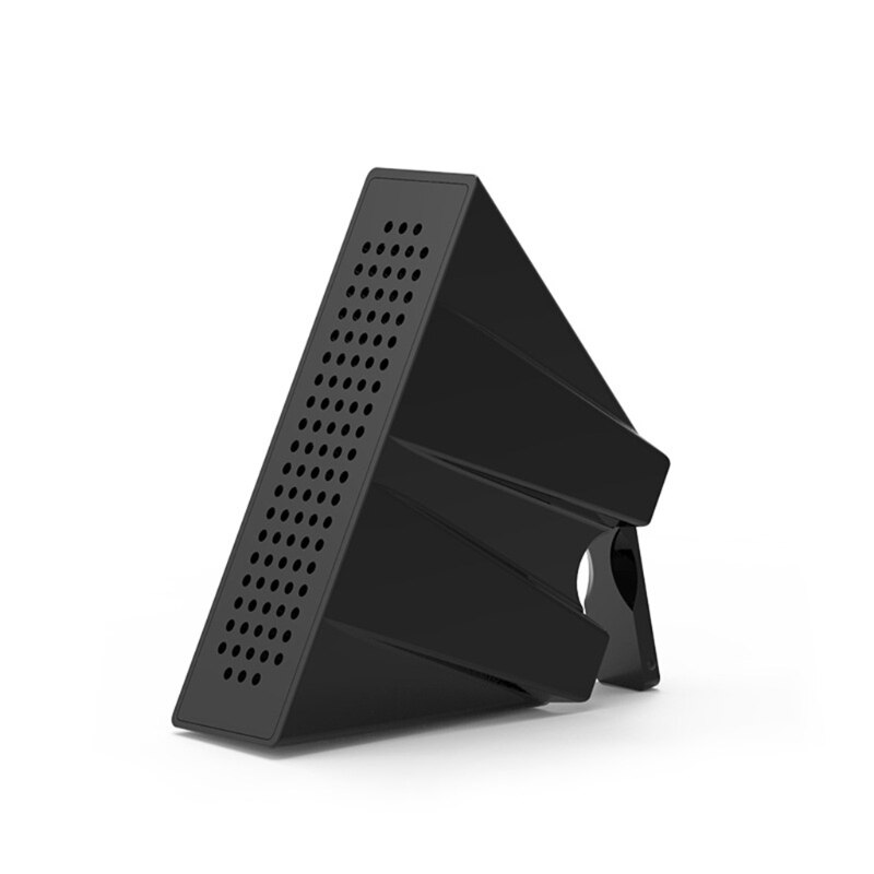 Mobiele Telefoon Speaker Stand Sound Versterker Telefoon Houder Voor Home Office Slaapkamer: Black