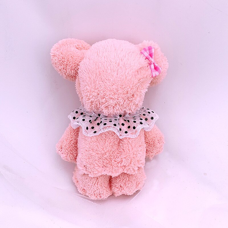 30x30cm Corail Velours Ours Petite Serviette Absorbant Corail Polaire Visage Petite Serviette D'affaires De Mariage De Serviettes De Bain: Dot pink