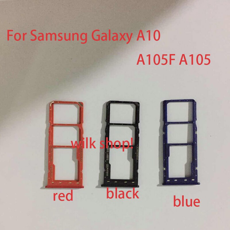 Sim Lade Houder Voor Samsung Galaxy A10 A105F A105 A20 A205 A205F A30 A305 A305F A50 A505 A505F Sim-kaart lade Slot Reparatie Deel