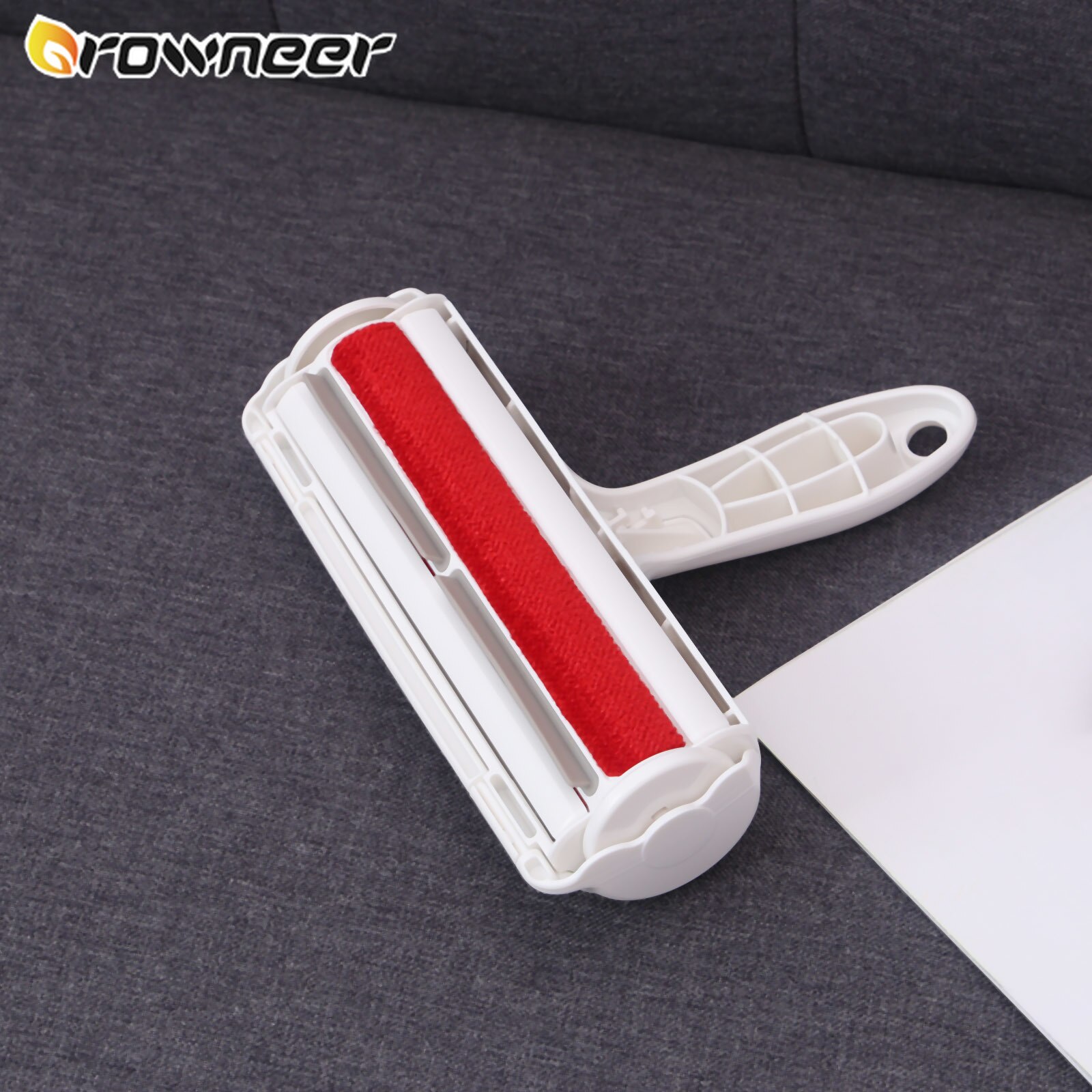 Twee-weg Lint Steken Roller Abs Nylon Pet Hair Remover Gehumaniseerd Handvat Draagbare Kat Oor Tapijten Reinigen Kleding tool