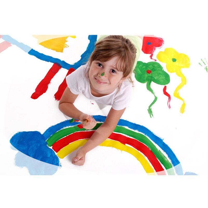 WARMOM 9PCS/Set Children Painting Brush Kids Graffiti Painting Pen Kindergarten DIY Early Education Art Painting Supplies Set