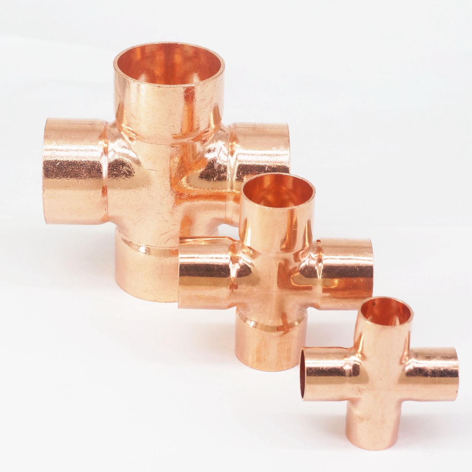 I.D 42mm/54mm Reduce Copper End Feed Reducer Welding Coupling Pipe Adapter Air Conditioner Refrigerator Chiller Plant