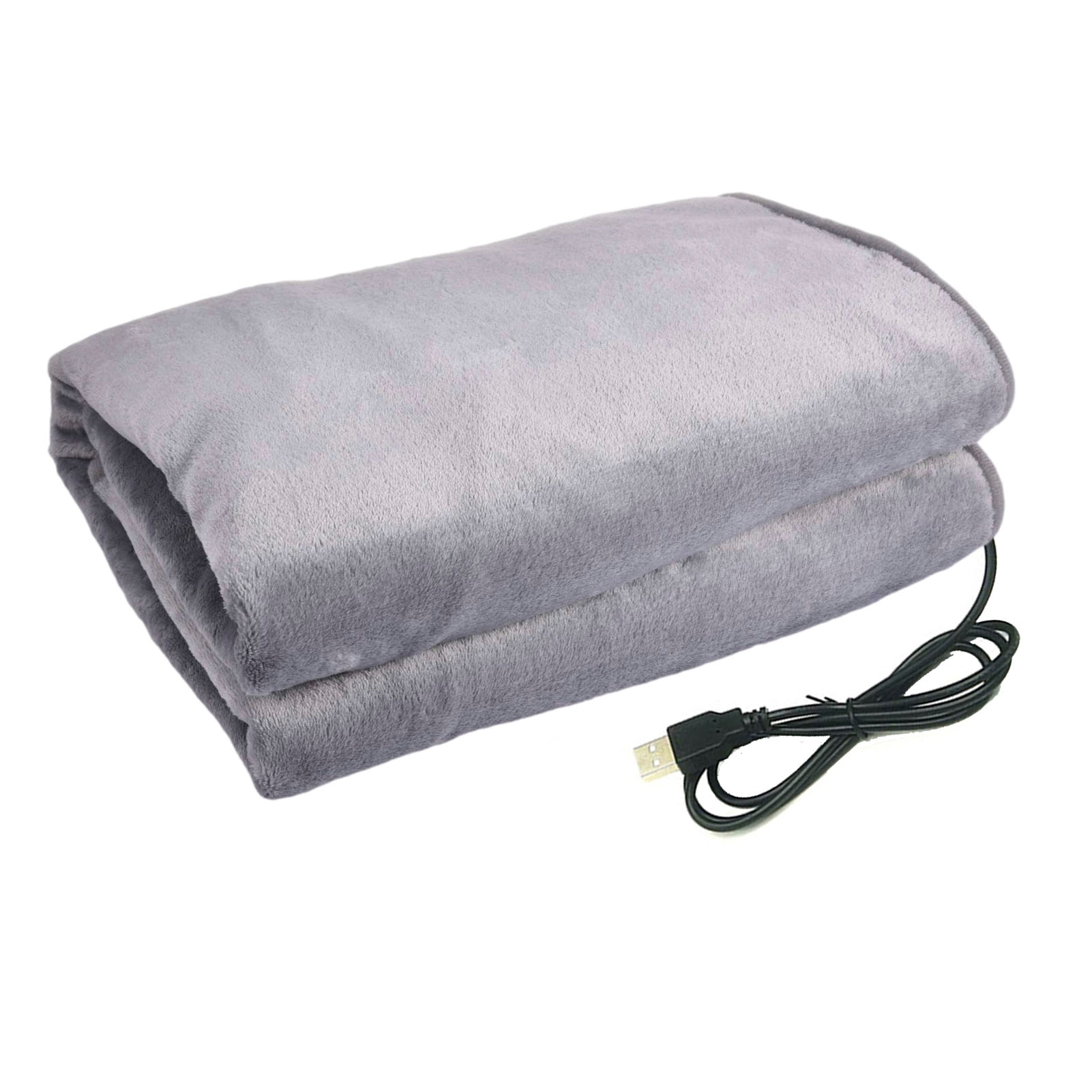 100x70cm USB Heating Blanket Electric Warming Heating Shawl Washable Plush Throw Blanket Winter Warm Home Electric Blanket: Default Title