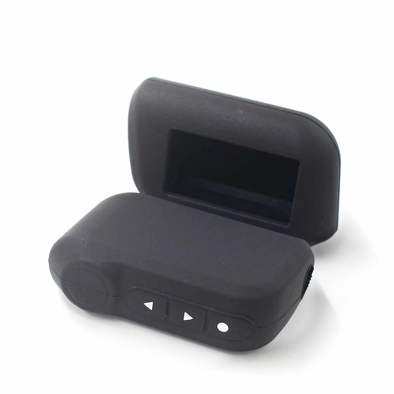 2-modo Chiave Custodia per Starline A63 A39 A36 A66 A96 Custodia protettiva di Silice Telecomando LCD Sistema di Allarme di Controllo portachiavi Sostituire Copertura: grigio