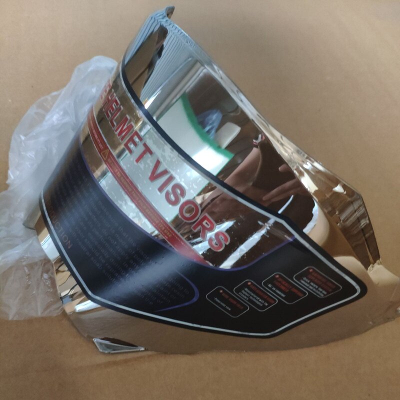 Helm vizier integraal motorhelm lens vervangende lens geschikt voor mijn winkel helm weg crosshelm voor 716 modellen: Zilveren lens