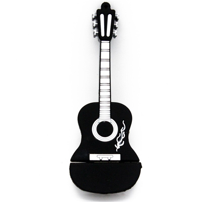 JASTER USB 2.0 Guitar pen drive 4GB 8GB 16GB 32GB USB Flash Drive pendrive memory stick u disk: 32GB / Black