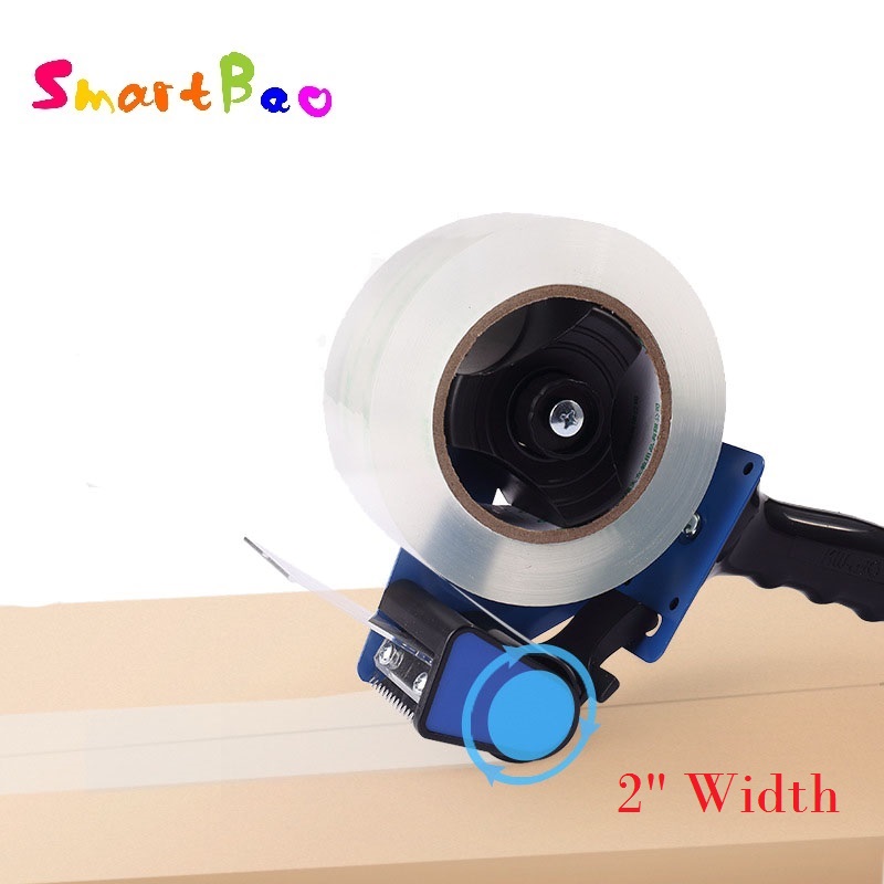 2&quot; Tape Dispenser Scotch Dispenser 50mm Width Hand-held Sealer Plastic Handle Metal Tape Cutter Pack