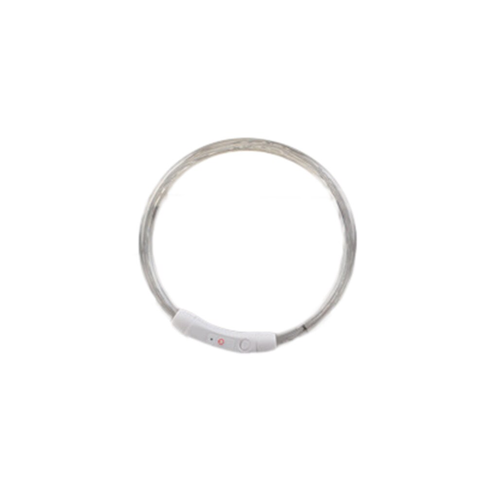 Rechargeable Usb Waterproof Pet Dog Collar Mascotas Perros Accesorios Collier Chien Ledlight Band Safety Pet Dog Collar: E