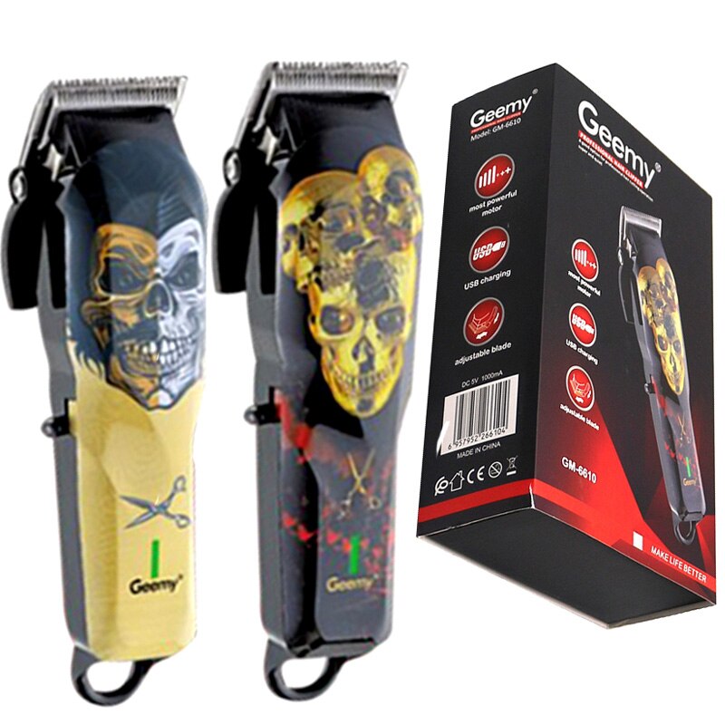 Fading blending adjustable hair clipper barber rechargeable hair trimmer electric hair cutting powerful haircut