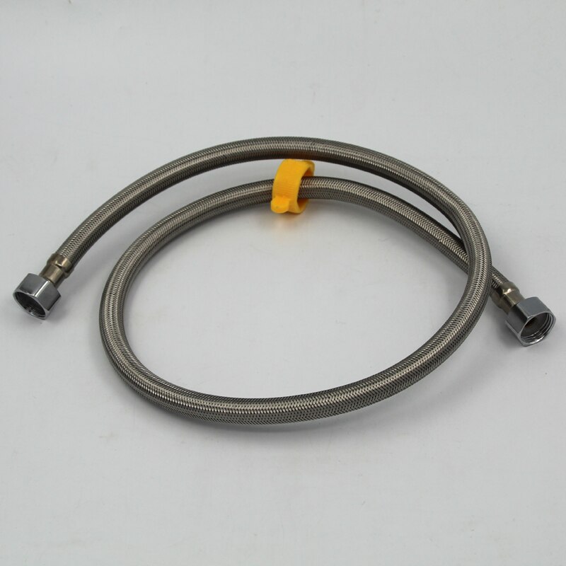 Manguera trenzada de acero inoxidable para inodoro, grifo, calentador, accesorios de fontanería, 60cm, 80cm, 100cm, 1 ud.