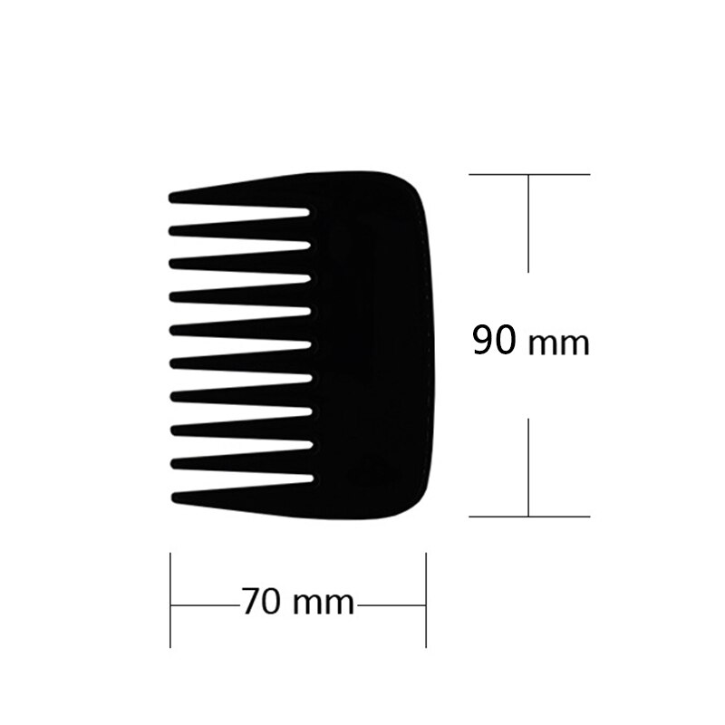 5Pcs Pocket Plastic Comb Super Wide Tooth Combs No Static Beard Comb Small Hair Brush Hair Styling Tool