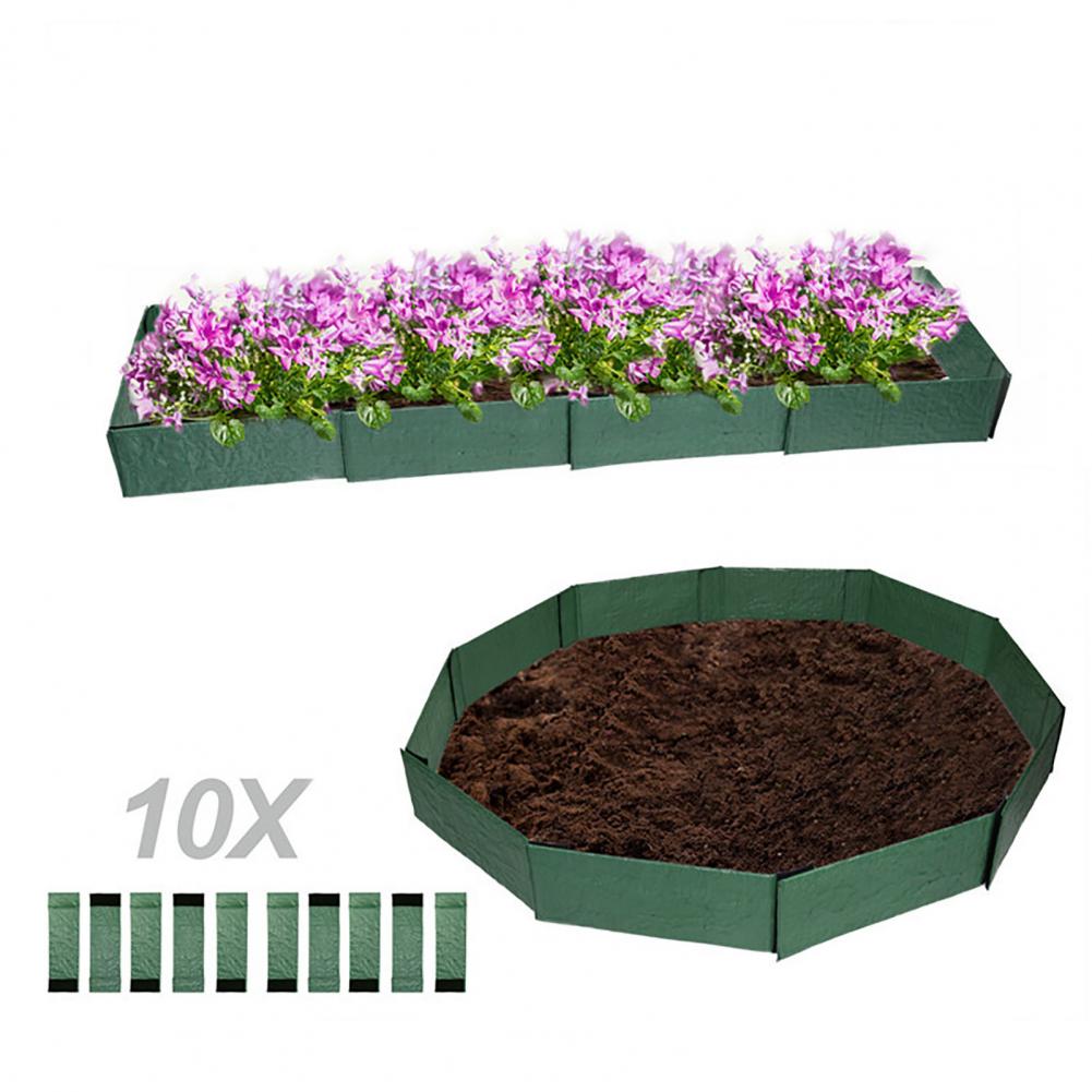 Garden Bed Edging Modern Ground Raised Planter Garden Bed Wear-resistant Plant Bed