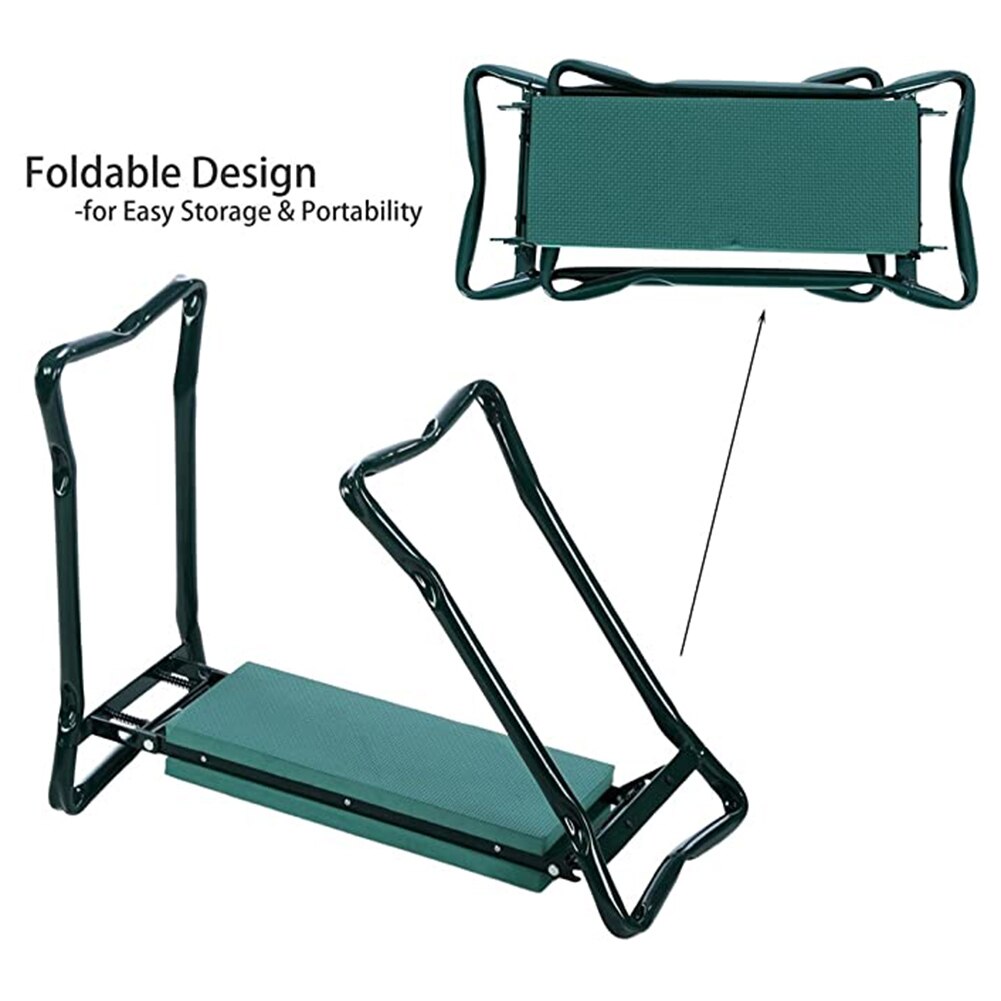 2 Pcs Tool Side Bag Pockets Pouch for Garden Bench Garden Kneeler Stools Gardening C66