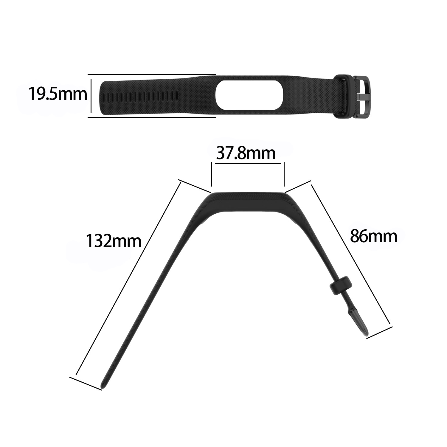 Cinturino in silicone per Garmin accorto 5 cinturino monopezzo per Garmin Vivosmart 5 fitness inseguitore accorto5 cinturino di ricambio