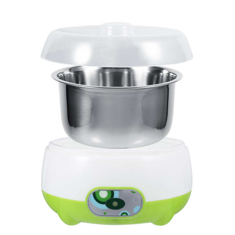 Máquina automática de acero inoxidable para hacer yogurtera, contenedor de Yogurt, aparato de cocina, 1L