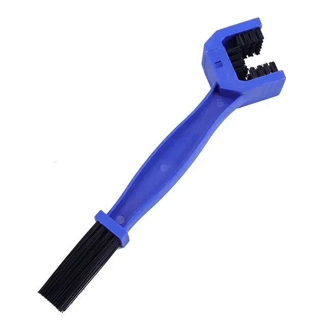 Motorrad Kette Pinsel Reiniger Kunststoff Fahrrad Moto Pinsel Radfahren Sauber Kette Reiniger Outdoor Wäscher Wartung Werkzeug: Blau