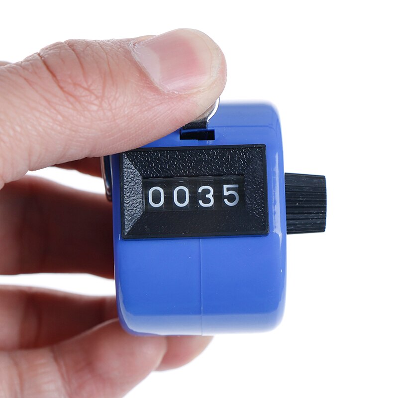 Digital Hand Tally Counter 4 Digit Number Hand Held Tally Counter Manual Counting Golf Clicker Training Counter Tally Clicker