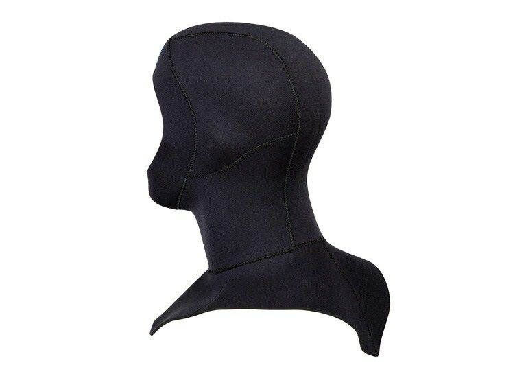 3mm Neoprene Scuba Diving Bibbed Hood Warm Cap Divers Cap Hood Black Neck Cover