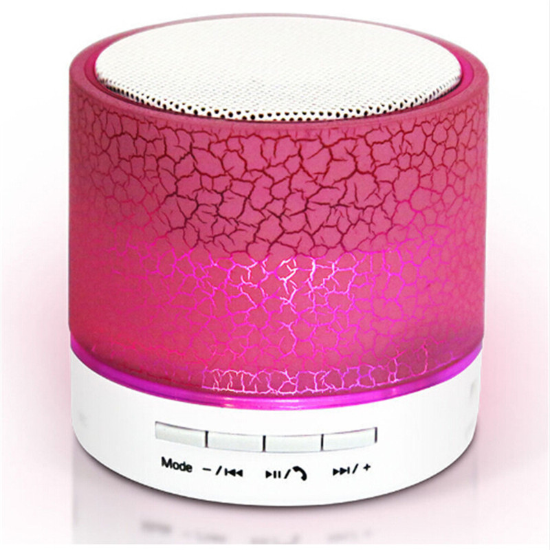 Portable Wireless Mini LED A9 Bluetooth Speaker Sound Box Subwoofer Speakers For Iphone Support TF SD Card PK BTS06 Q9 A9 S28 A5: Red