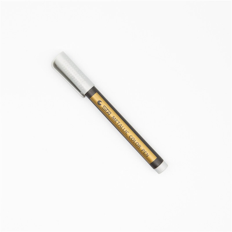 Siegellack dichtung samp kunsthandwerk stift handwerk Marker PenMetallic Gold Silber DIY siegellack dichtung Handwerk Pinsel Für Zeichnung: Kuli6