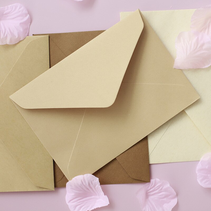 Sobres occidentales con textura de cáñamo en blanco Retro, 20 piezas, tarjetas de felicitación de invitación para de boda, tarjetas de , notas y sobres
