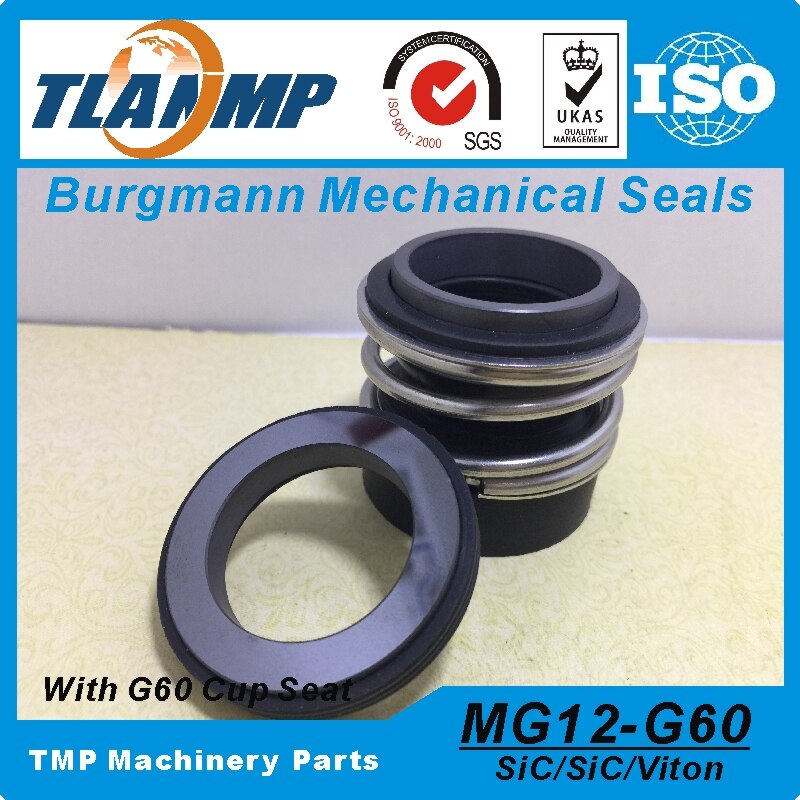 MG12-33 /G60 , MG12/33-G60 Burgmann Mechanische Dichtungen mit G60 stationäbetreffend sitz-(Material:S/S/VIT & CA/S/EPDM) Gummi Gebrüll Dichtungen