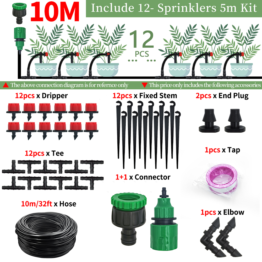 5-50M Garden Drip Irrigation Automatic Watering Sy... – Vicedeal