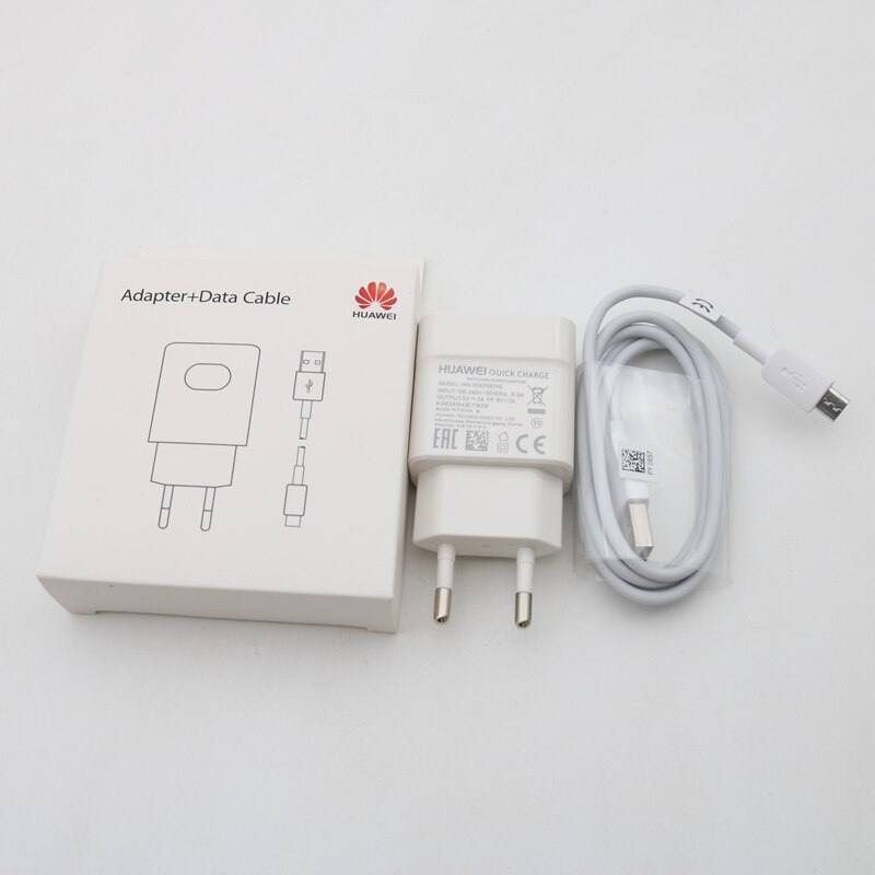 Huawei 9v2a carregador qc 2.0, adaptador de carga rápida usb micro cabo para nova3 3i 4 honor 9 8x p7 p8 p9 p10 p20 lite mate 7 8