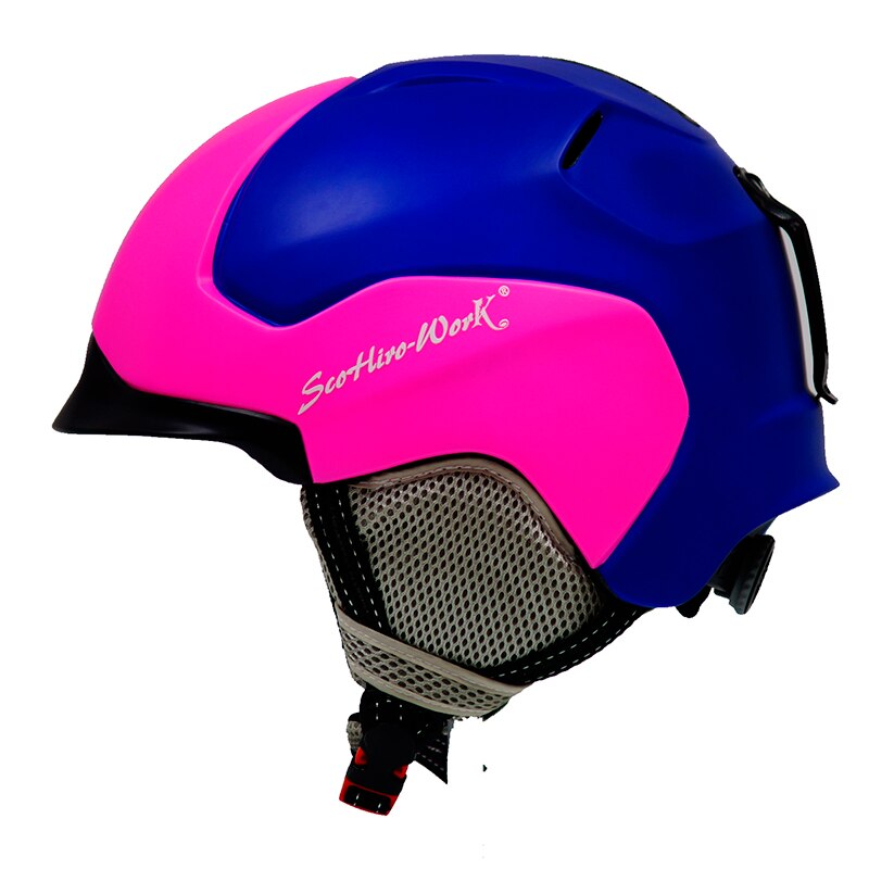 erwachsene Winter Skifahren snowboard helm Motorrad Ausrüstung Schnee Saftly Sicherheit Skate reiten Getriebe Radfahren Fahrrad: pink