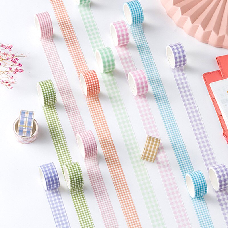 LGEGE 20 Rolls British College Washi Tape Set, 5/10/15/20/25mm Wide, Masking Tape Décor for