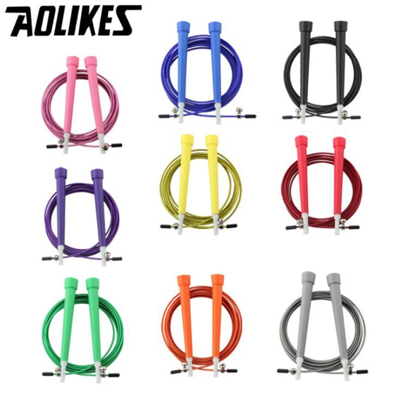 Speed sjippetov crossfit mænd og kvinder kabel stålwire fitness springleje hoppereb bodybuilding gym hoppereb