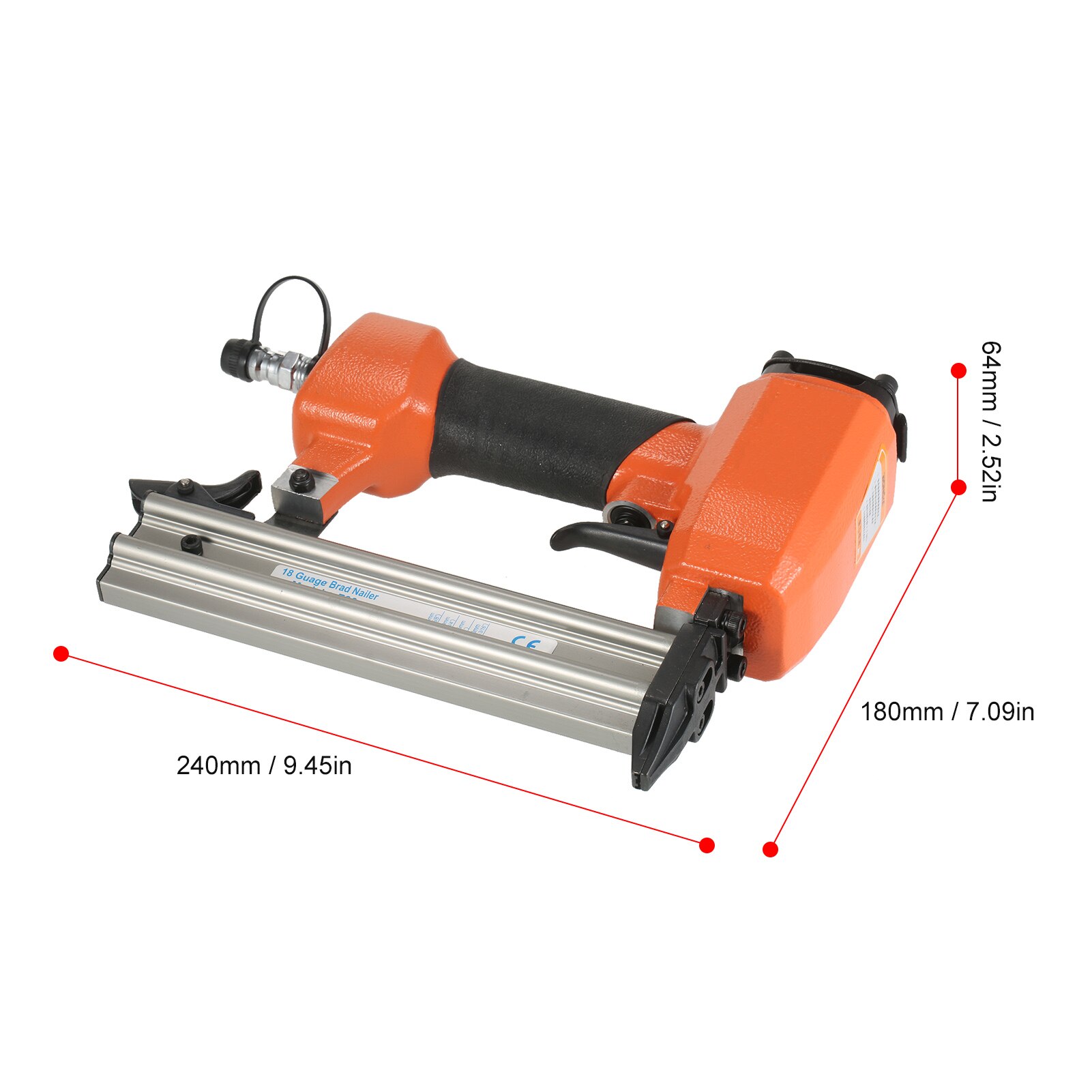 23 Gauge Micro Pin Nailer 1/2 Inch to 1 Inch Air Nailer Pneumatic Finishing Stapler Air Power Nil Gun for Woodworking Furniture: Type 3