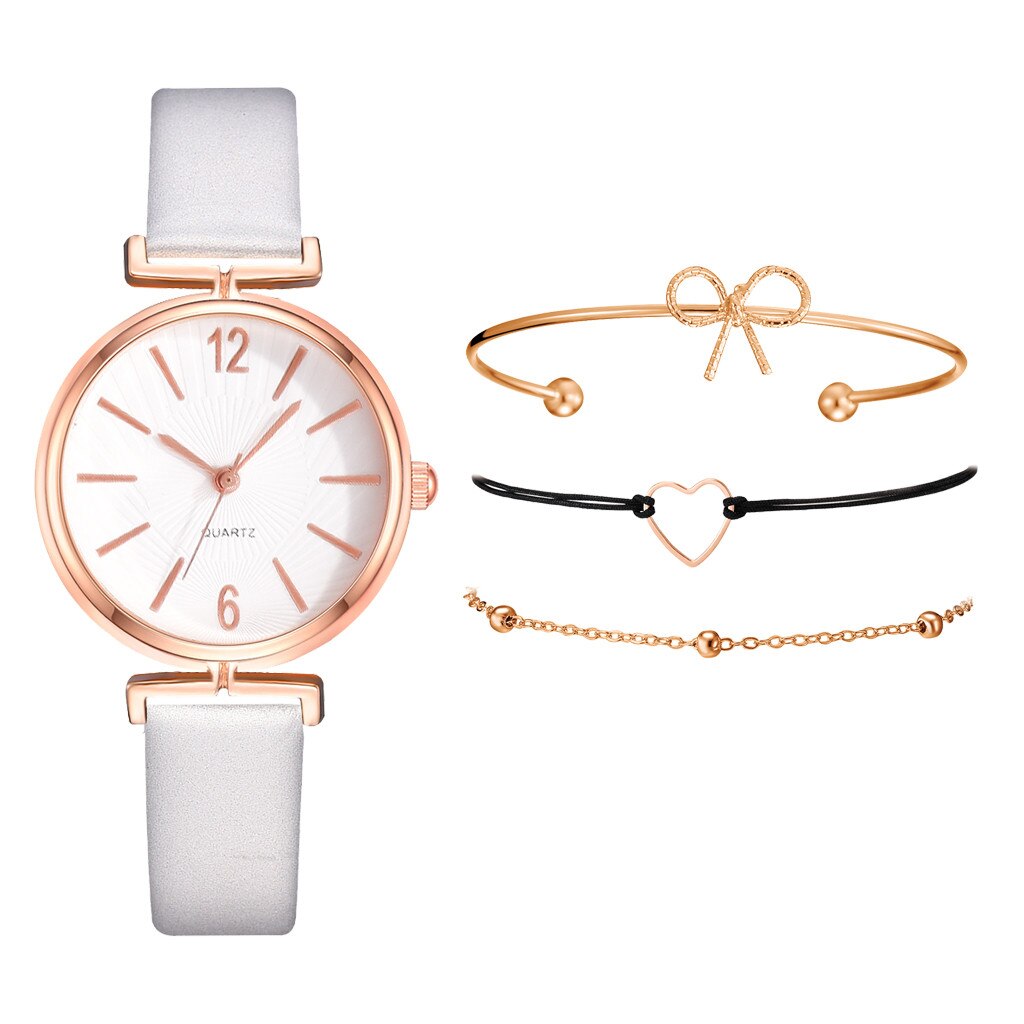 Reloj Mujer Vrouwen Horloge Mode Kleine En Delicate Europese Schoonheid Eenvoudige Casual Armband Horloge Pak Reloj Inteligente Mujer: D