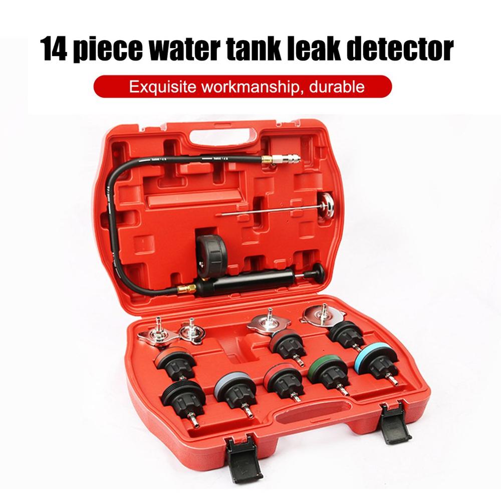 Universaler Kühlmittel-Drucktester Für Auto – Kühlsystem Leckage-Detektor Mit Manometer, 50 Cm Schlauch (Kühlerdruckprüfer)