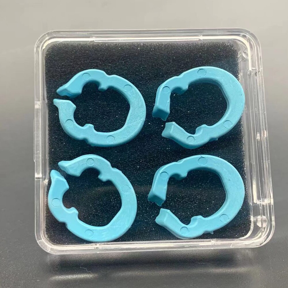 2Pair Dental Rubber Dam Clamps Sectional Matrix Band Resin Clamping/Seperating: Blue