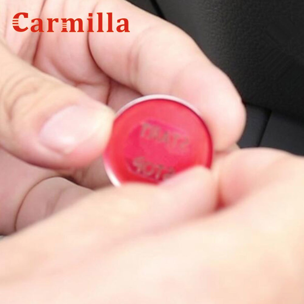 2 Pz/impostato auto Arresto di Inizio del Motore Accessori per Lo messa in piega di Accensione spingere Anelli di Copertura di Caso per Peugeot 5008 3008 408 508l 2008 308 4008