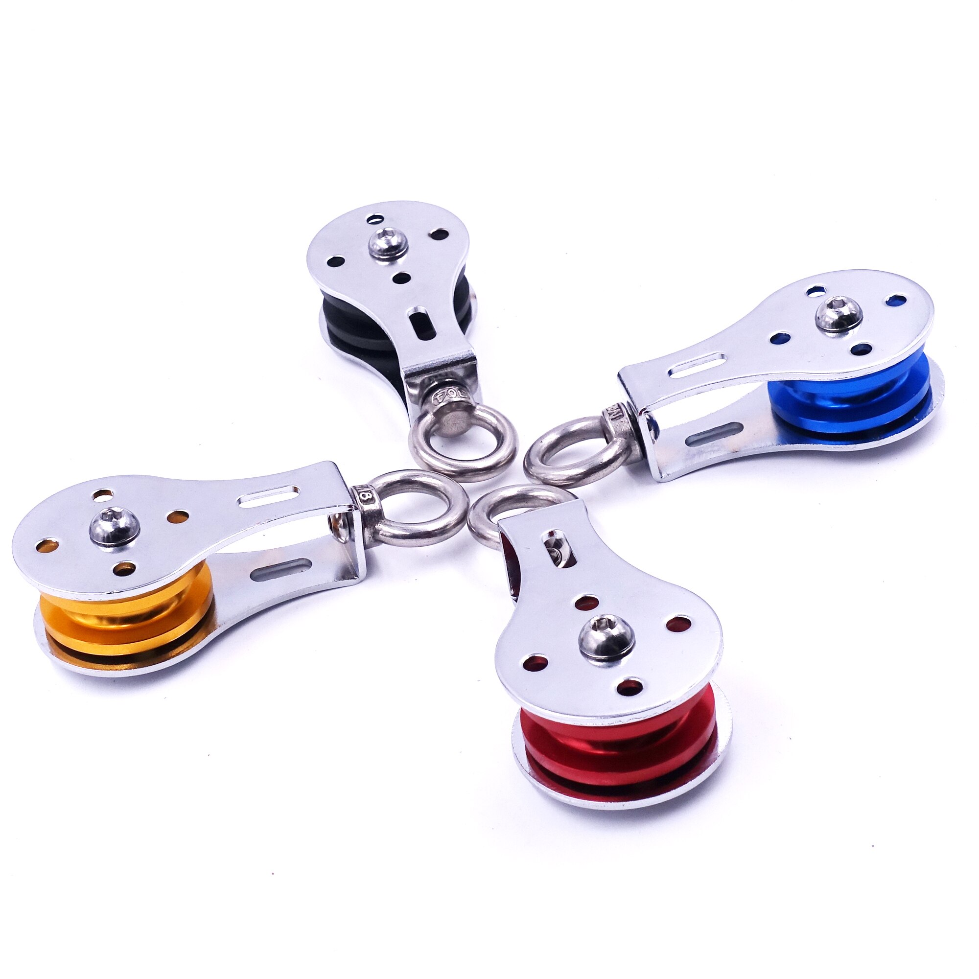 Fitness Bearing Pulley for Home Gym Cable Machine Wire Rope Attachment System Aluminum Wheel Lifting Strength Workout Equipment