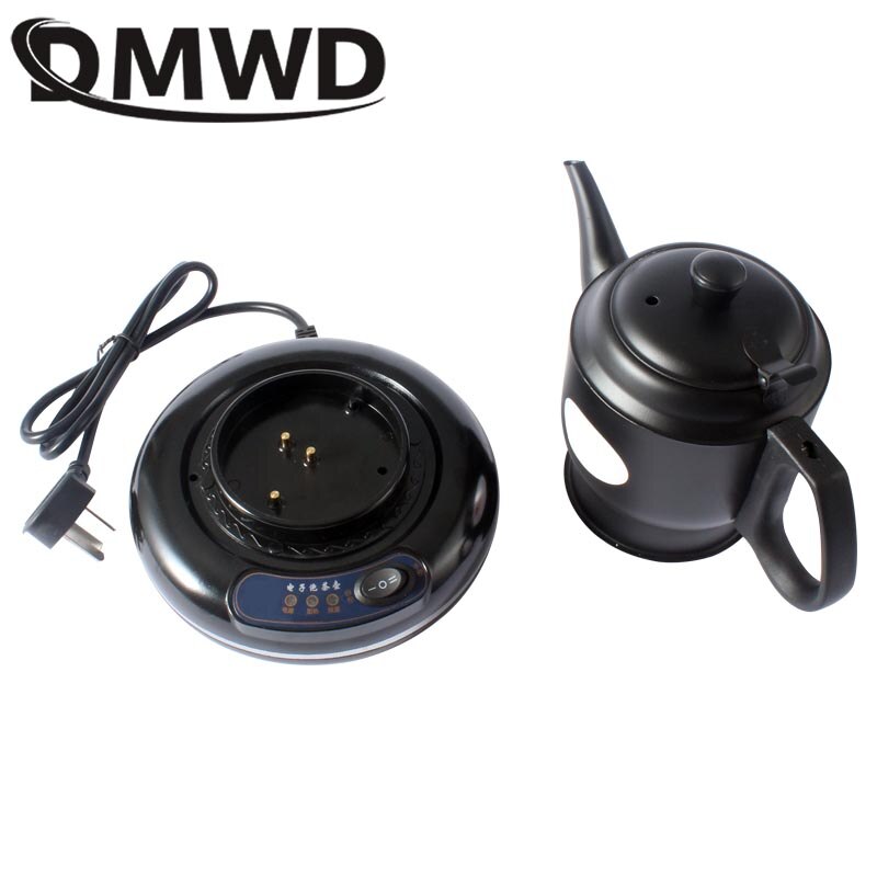 DMWD Stainless steel Thermal insulation electric kettle teapot 0.7L 450W automatic water heating boiler tea pot EU US plug