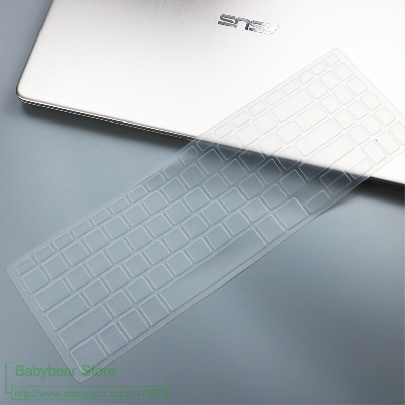 For Asus VivoBook 15 X507 X507MA X507M X507AU x507ua X507U Y5000U YX560UD X560U X560 X560UD Laptop Keyboard Cover Skin Protector: clear