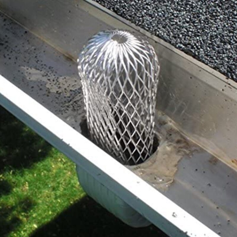 4Stck Blatt Filter Anti-Blatt Filter Garten Traufe Abflussrohr Filter Kappe Frei Versenkbare Filter