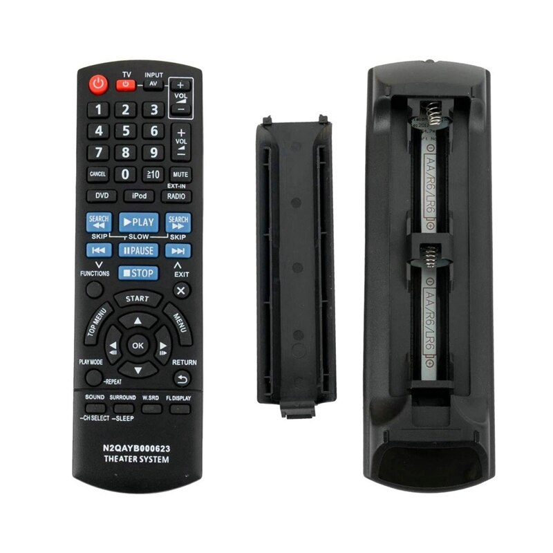 Replacement Remote Control for Panasonic Home Theater N2QAYB000623 SC-PT760 SA-PT940 Fernbedienung