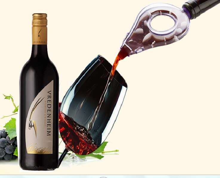 1Pc Wijn Decanter Magic Decanter Essential Wijn Snel Beluchter Schenktuit Decanter Reizen Wijn Filter Luchtinlaat Giet Ok 0267